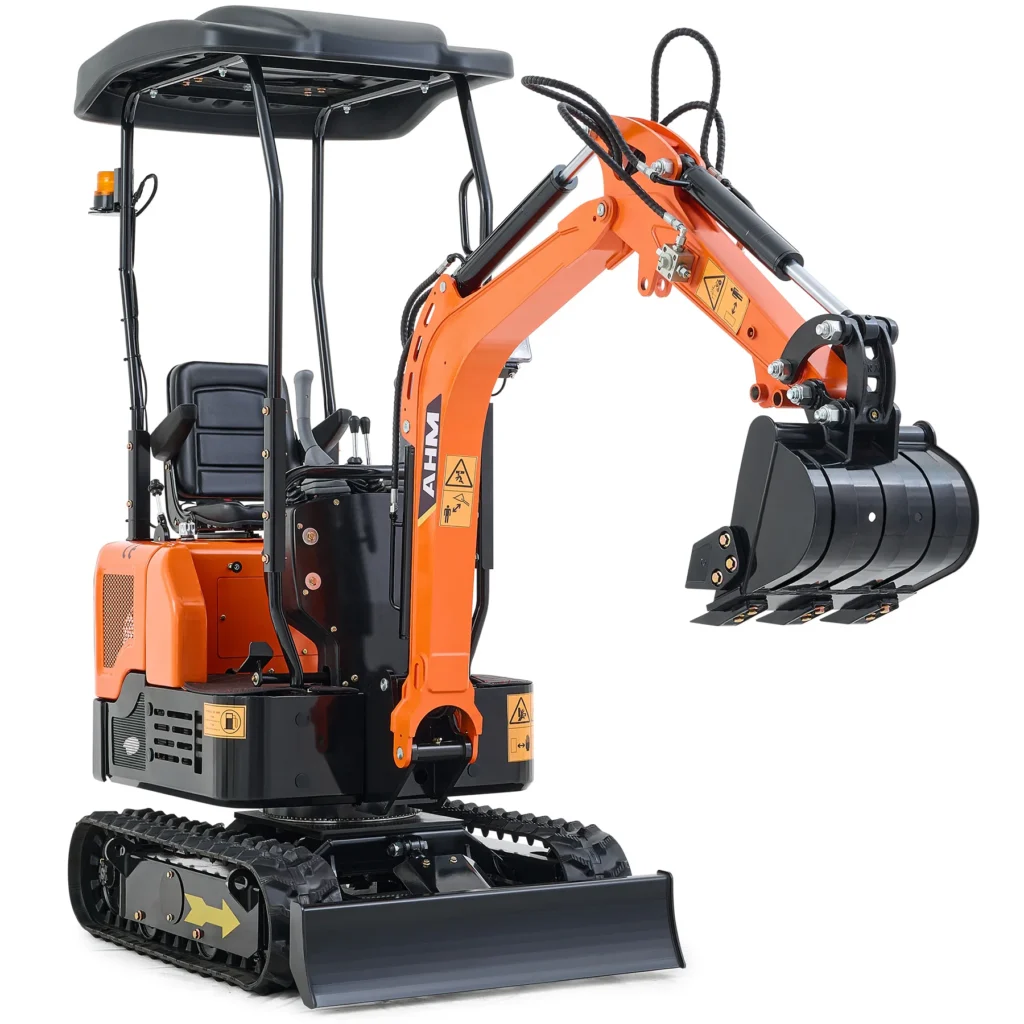 AHM AX-12: Compact 13.5 HP Mini Excavator - Power & Precision for Tight Spaces
