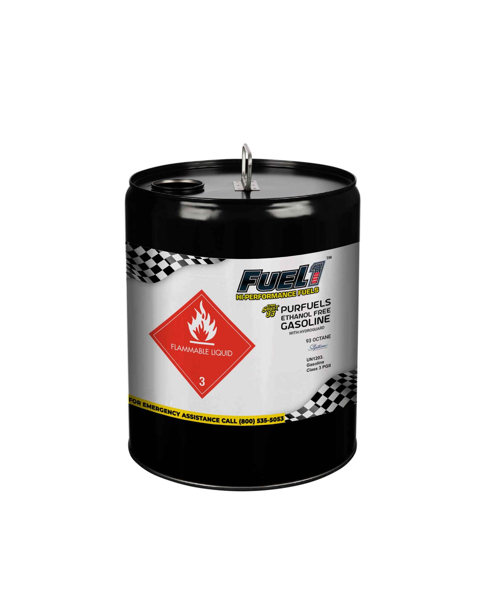 E Free Street Purfuels Ethanol Free Gas with Slipstream 93 Octane (5 Gallons)