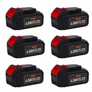 6-Pack 20V 4.0Ah Replacement Battery for DeWalt DCB204-2, DCB205-2, DCB206-2