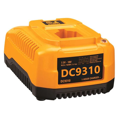 DC9310 Fast Battery Charger for DeWalt 7.2V-18V XRP NI-CD NI-MH & Li-ion Batteries