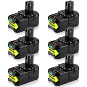 18V Ryobi Battery Replacement | P108 7.0Ah Li-ion Battery 6-Pack