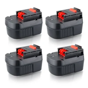 Black and Decker 12V Battery Replacement HPB12 4.8Ah – 4 Pack