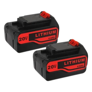 Black and Decker 20V Battery Replacement | LBXR20 4.0Ah Li-ion Battery 2-Pack
