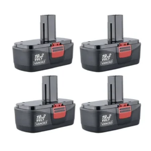 Craftsman 19.2V 4.8Ah Battery Replacement (4-Pack) | 130279005 – High Capacity