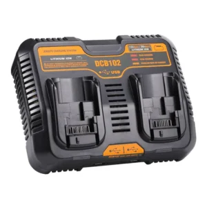 DeWalt DCB102 12V/20V MAX Dual Port Battery Charger – Fast Charging