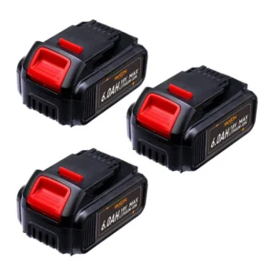 DeWalt 20V 6Ah Battery Replacement (3-Pack) | DCB205 Compatible