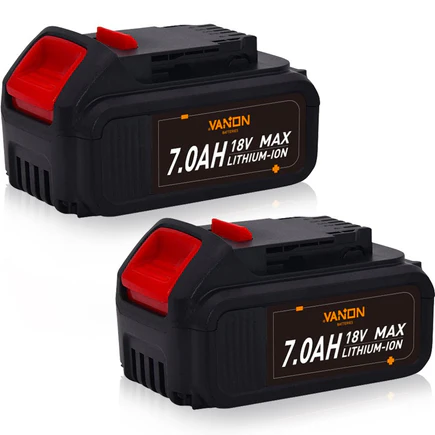 DeWalt 20V 7.0Ah Battery Replacement (2-Pack) | DCB200 DCB205 Compatible