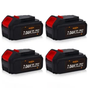 DeWalt 20V 7.0Ah Battery Replacement (4-Pack) | DCB200 DCB205 Compatible