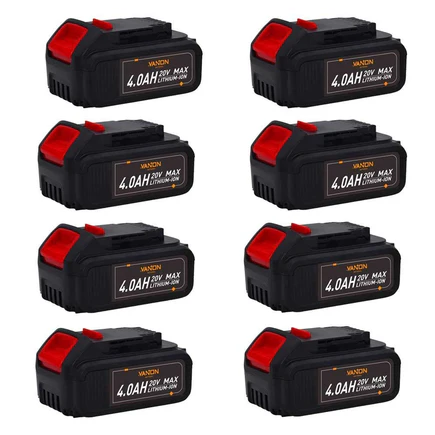 Dewalt 20V 4.0Ah Replacement Battery (8-Pack) | DCB200 Compatible