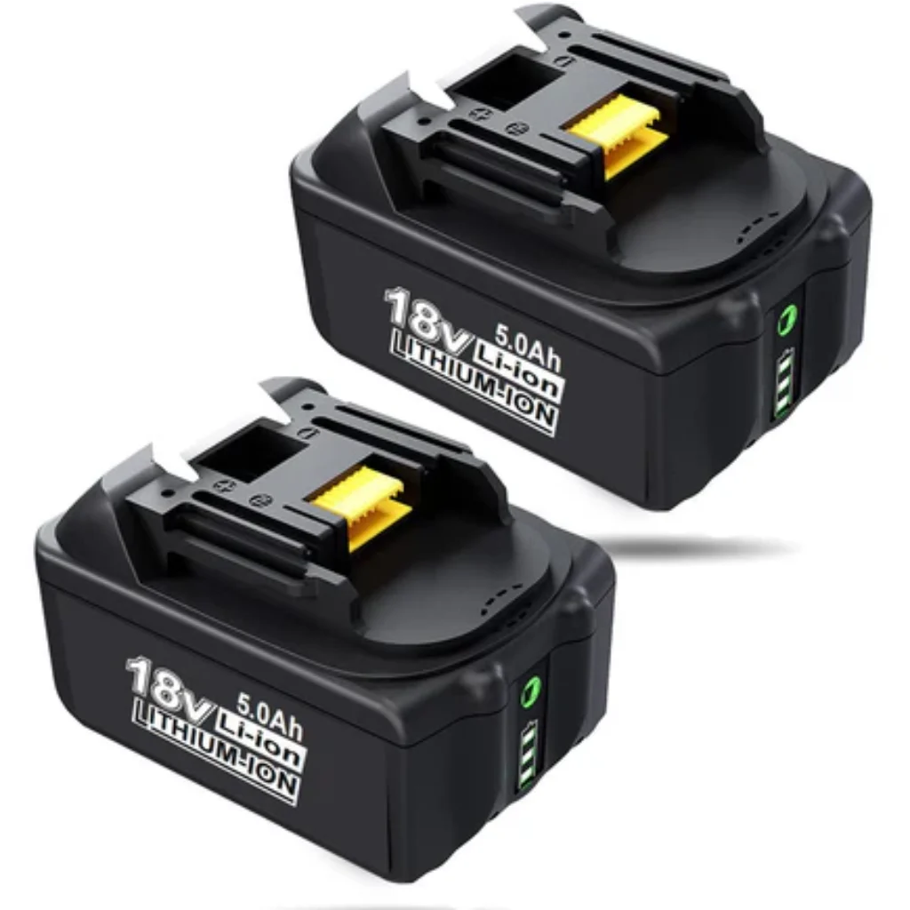 Makita 18V BL1850B Battery Replacement | 5.0Ah Li-ion 2-Pack