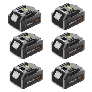 Makita 18V 6.0Ah Battery Replacement (6-Pack) | BL1860B Compatible