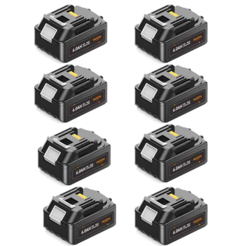 Makita 18V 6.0Ah Battery Replacement (8-Pack) | BL1860B Compatible