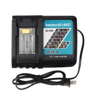 Makita DC18RC Rapid Optimum Charger – 14.4V-18V Lithium-Ion Battery Charger