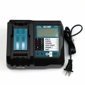Makita DC18RF 14.4V-18V Li-Ion Rapid Battery Charger with Digital Display