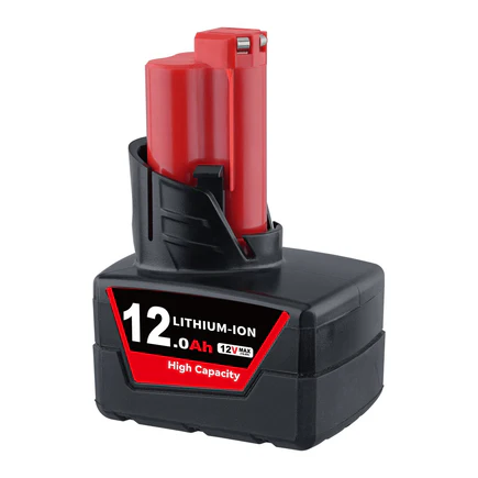 Milwaukee M12 12.0Ah Battery Replacement - Extended Runtime
