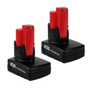 Milwaukee M12 Battery Replacement 4.0Ah – 2 Pack | Extended Runtime