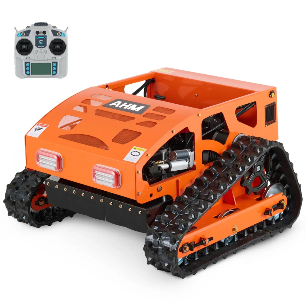 LM-55 | 21" Remote Control Lawn Mower Cutting Height Adjustable 45°Slope Climbing