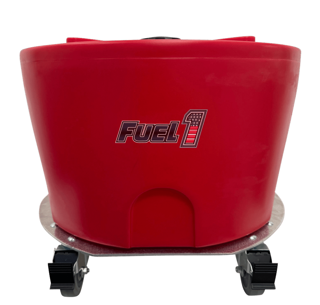 Fuel 1 Brand - Fuel Pod Cart - Heavy Duty Dolly - with Caster Wheels for Docks and Facilities