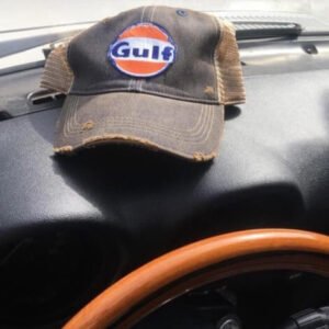 Gulf Distressed Cap – Black
