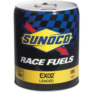 Sunoco EX02 107 Leaded Racing Fuel Pail – 5 Gallons