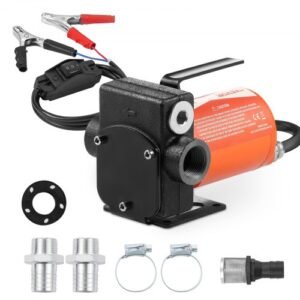 VEVOR 12V Fuel Transfer Pump – 5 GPM Diesel Pump with Automatic Nozzle