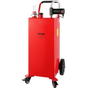 VEVOR 30 Gallon Fuel Caddy with Electric Pump – Portable Fuel Transfer Tank