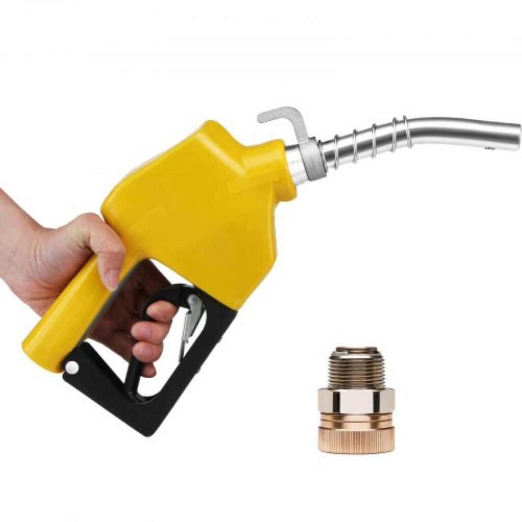VEVOR Automatic Fuel Nozzle - 3/4" NPT, 13/16" Spout - Diesel Fuel Nozzle with Automatic Shut Off
