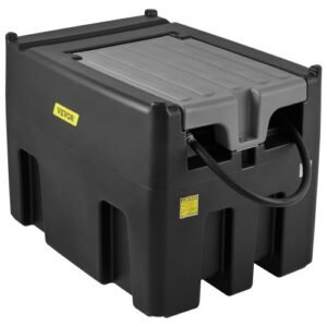 VEVOR 116 Gallon Portable Diesel Fuel Tank with 12V Electric Pump