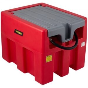 VEVOR 58 Gallon Portable Diesel Fuel Tank with 12V Electric Pump