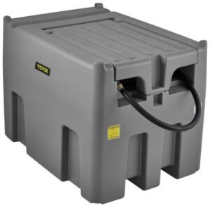 VEVOR 116 Gallon Portable Diesel Fuel Tank with 12V Electric Pump