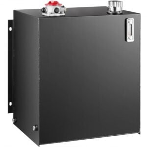 VEVOR 25 Gal Hydraulic Oil Tank: Heavy Duty Steel Reservoir for Tractors & Trucks