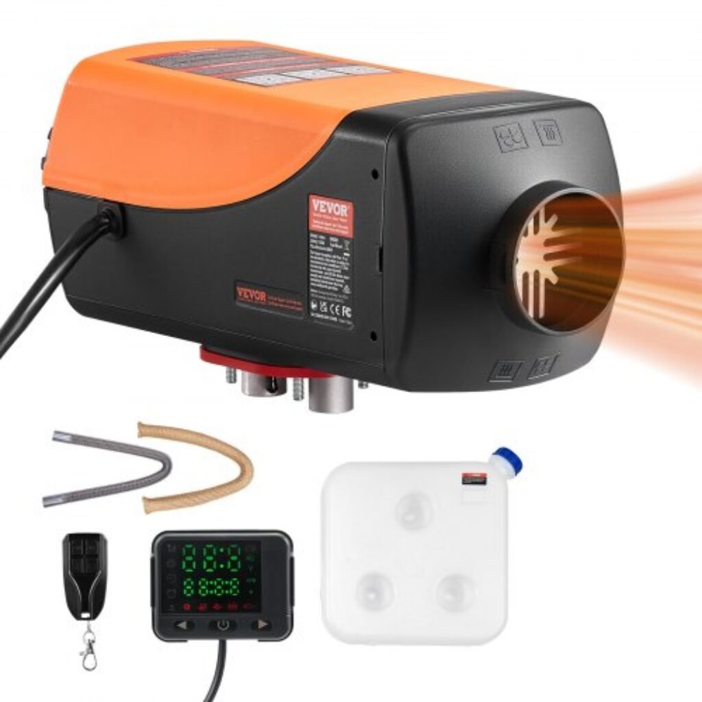 VEVOR 8kW Diesel Air Heater: 12V/24V Diesel Parking Heater with 10L Tank