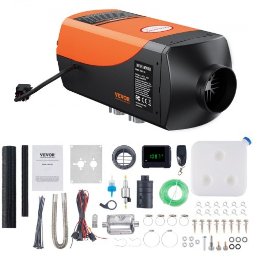 VEVOR 12V 5KW Diesel Air Heater - Efficient Heating for RV, Camper, Van & Boat
