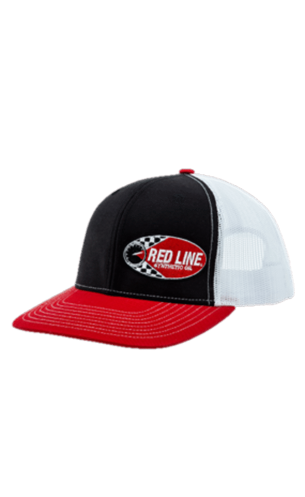 Black/Red/White Mesh Hat
