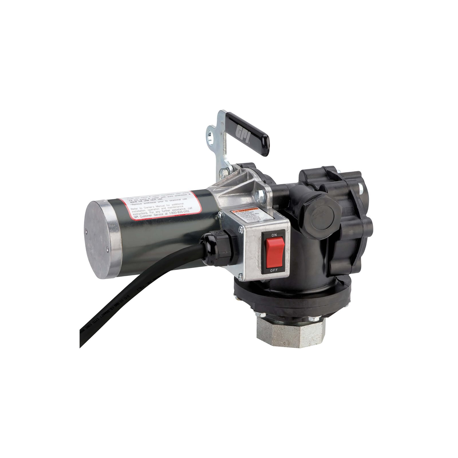 GPI PA-200H-TAP 115V 8 GPM Chemical Transfer Pump w/Tote-a-Pump