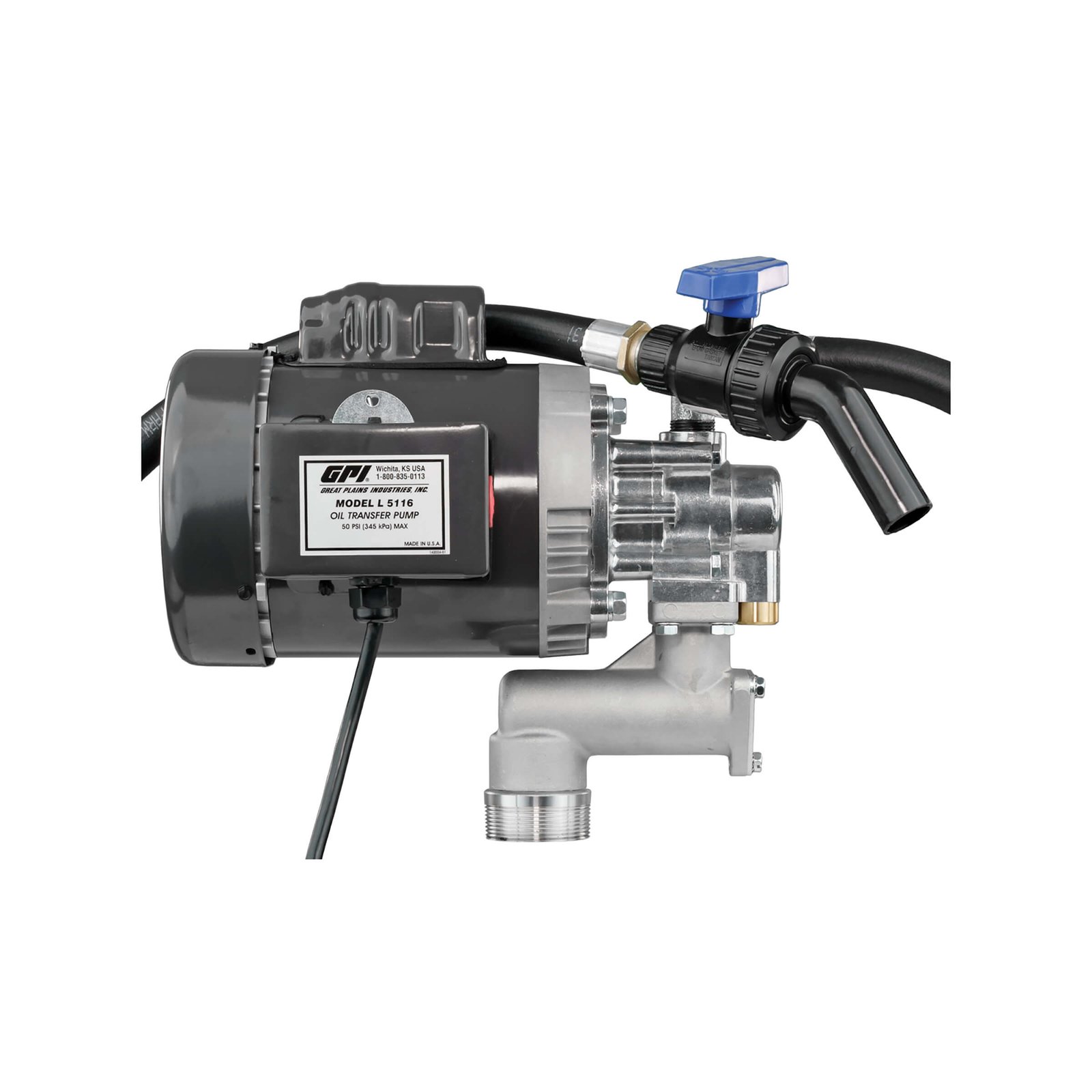 GPI 115V 4 GPM Heavy Duty Oil Transfer Pump