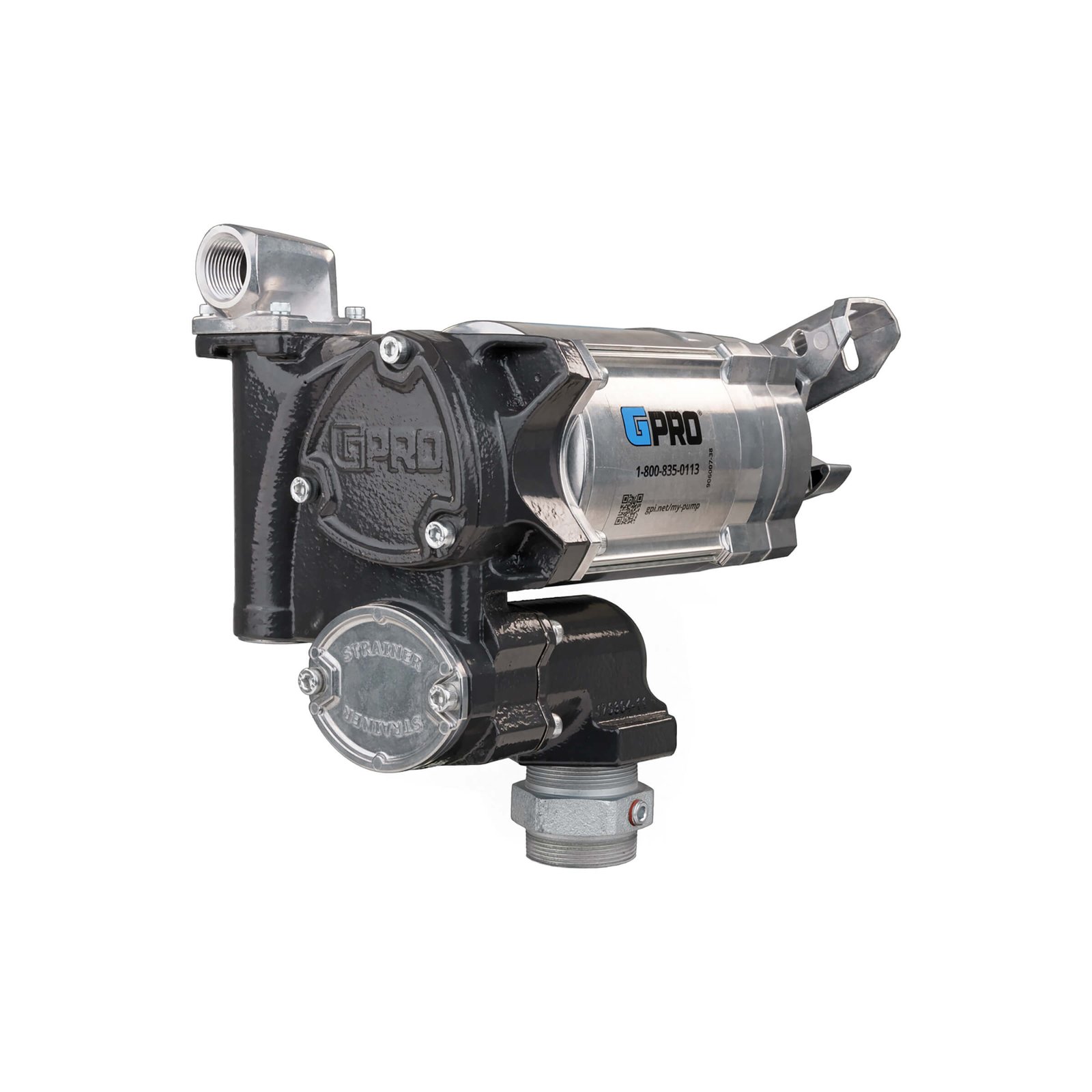 GPRO V20-115AD 12V 20 GPM Fuel Transfer Pump, w/Auto Shut-off Nozzle, Diesel