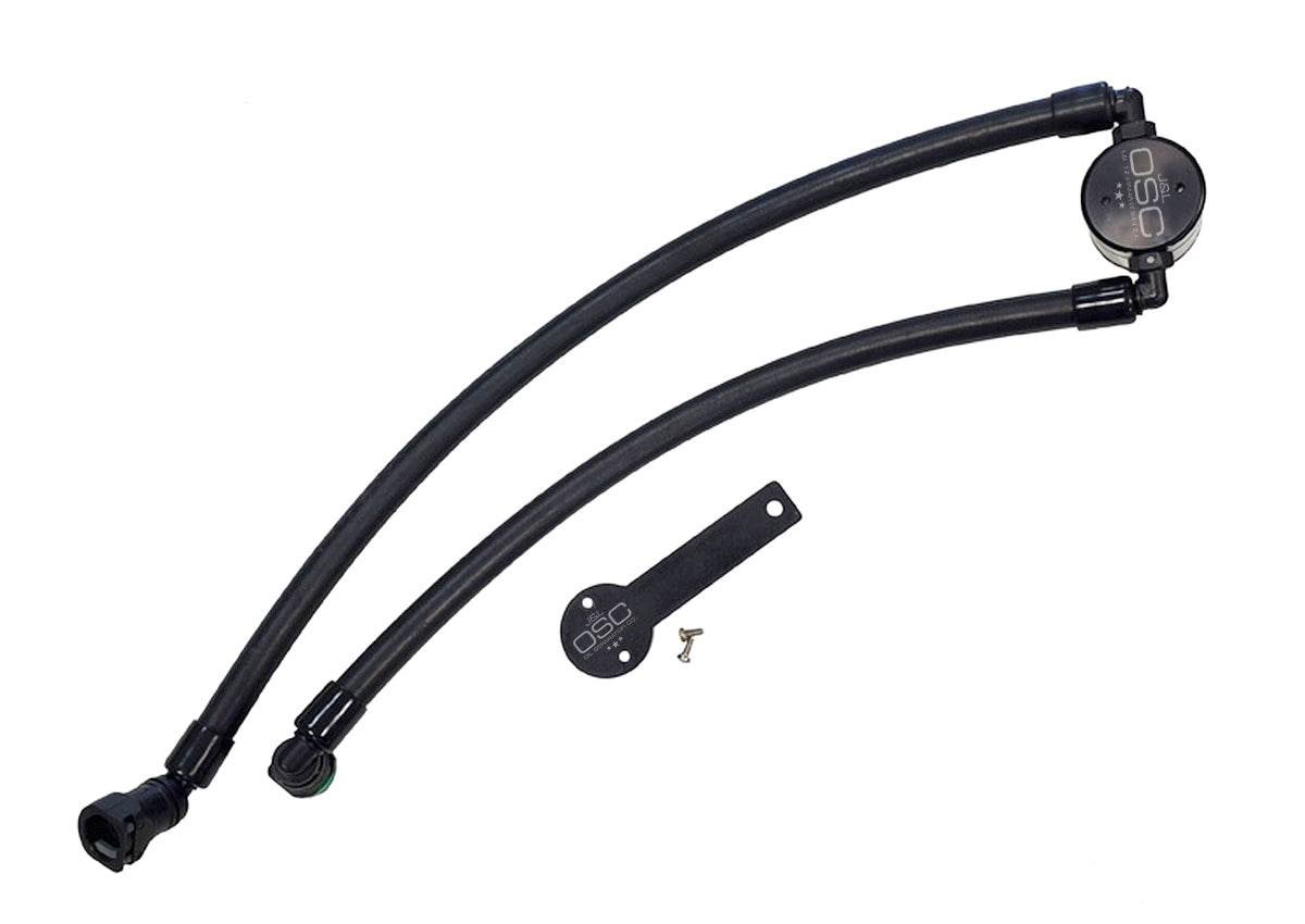 J&L Oil Separator 3.0 Passenger Side, Black Anodized - 3071P-B