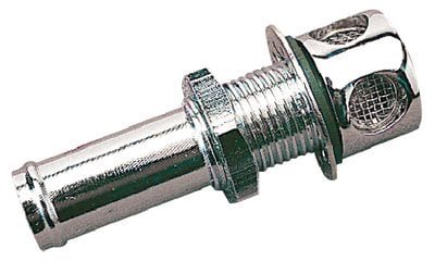Sea-Dog Line – Straight Gas Tank Vent – Chrome Brass – 3520101