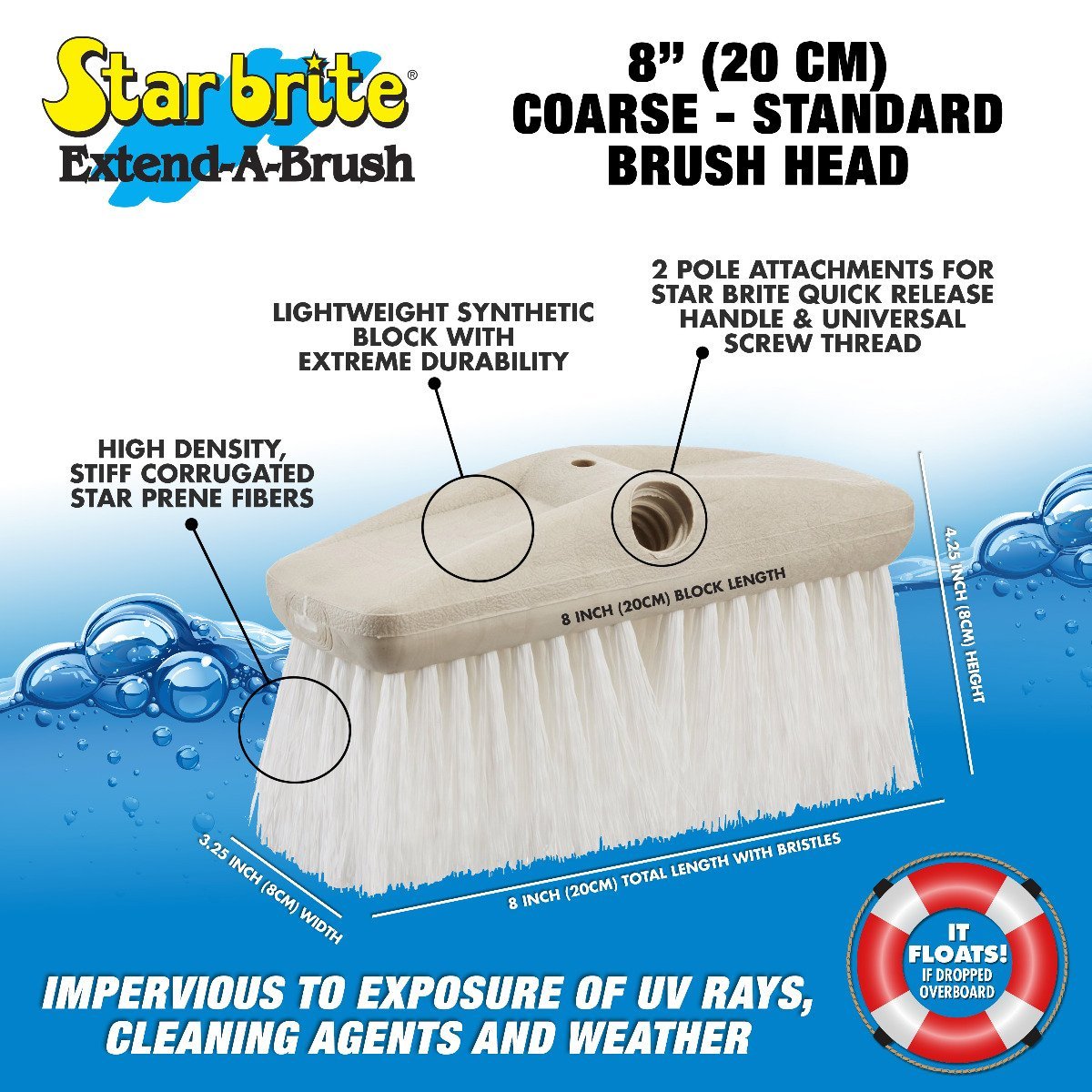 Starbrite – 8″ Standard Brush – 40010