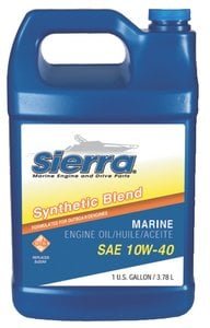 Sierra – 10W40 FCW 4-Cycle Outboard Synthetic Blend Oil – Gallon – 95513