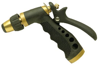 Sea Choice – Brass Hose Nozzle With Adjustable Spray Locking Lever – 79631