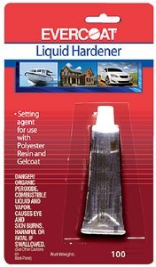 Evercoat – Liquid Hardener – 40 cc For Gallon  – 1.3 oz. – 100603