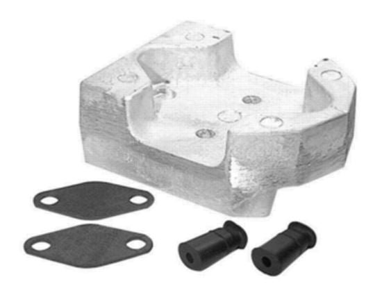 Mercury – Magnesium Gimbal Housing Anode – Fits R, MR, Alpha One, Gen II, Bravo I, II, III, X, XR & XZ Drives – 97-821631T3