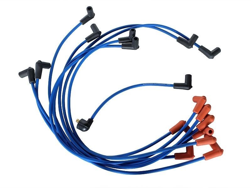 Mercury Mercruiser – Spark Plug Wire Kit – Blue – Fits GM V-8 305/350 CID Engines with Thunderbolt IV & V Ignition – 84-863656A05
