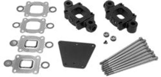 Mercury Mercruiser – 1.7″ Exhaust Manifold Riser Kit – Fits MCM V-6 & V-8, MIE V-8 Non-EC – Standard Cooling – 2004-2016 – 865995A01