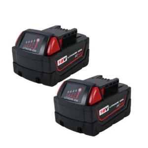 Milwaukee M18 18V 4.0Ah Battery Replacement (2-Pack) | 48-11-1811 Compatible