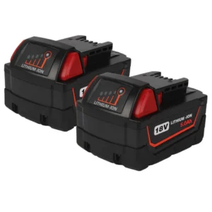 Milwaukee M18 18V 5.0Ah Battery Pack (2-Pack) – High Output