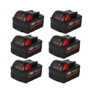 Milwaukee M18 Battery 6.0Ah Replacement – 6 Pack | Extended Runtime