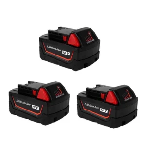 Milwaukee M18 9.0Ah Battery Replacement (3-Pack) – Extended Runtime